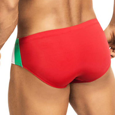 Vuthy 436 Brief Italian Flag Swimwear - - Erogenos