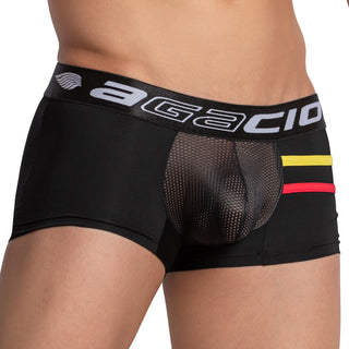 Agacio AGG064 Sheer Piping Boxer Trunk - Erogenos